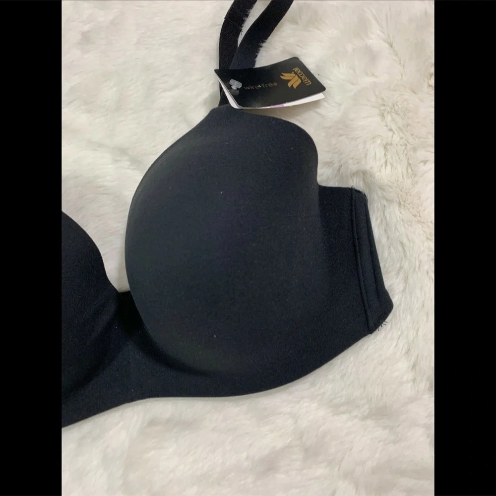 NEW Wacoal How Perfect No-Wire Contour‎ Bra in Black [SZ 34D US ] - Picture 7 of 11